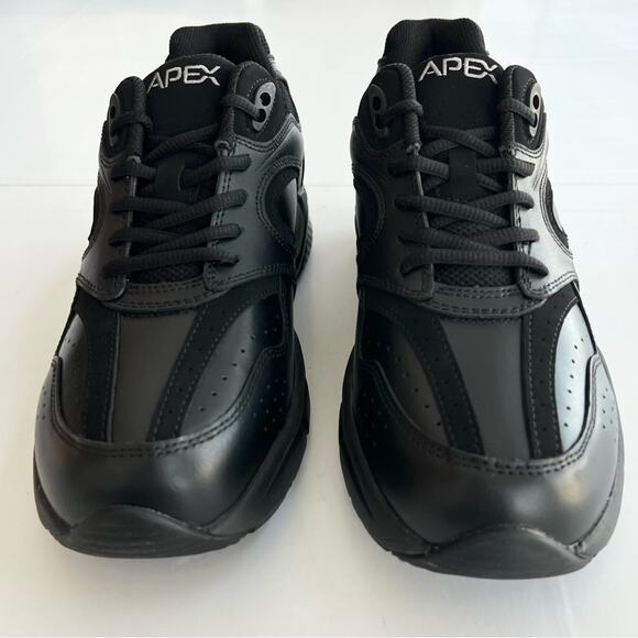 New APEX Lace Walking Walker X Last Shoe Black X801M Men's SIZE 9 - Picture 3 of 10